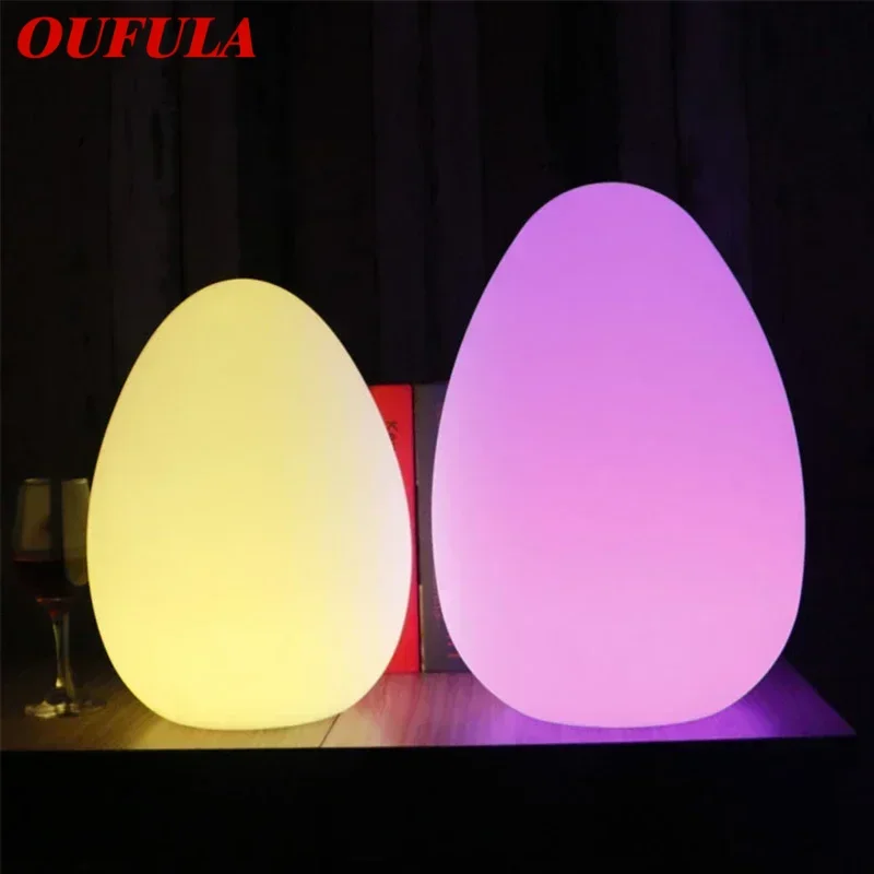 OUFULA Modern Led Atmosphere Desk Lamp Creative Egg Shaped Table Light Luminescence Color Waterproof Decor Restaurant Kty
OUFULA Modern Led Atmosphere Desk Lamp Creative Egg Shaped Table Light Luminescence Color Waterproof Decor Restaurant Kty