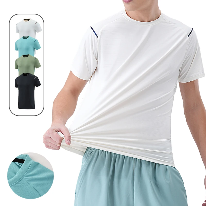 (M-3XL) Мужская быстросохнущая футболка для бега, летняя легкая дышащая рубашка для тренировок, эластичные топы для фитнеса для тренировок в тренажерном зале и на открытом воздухе
(M-3XL) Мужская быстросохнущая футболка для бега, летняя легкая дышащая рубашка для тренировок, эластичные топы для фитнеса для тренировок в тренажерном зале и на открытом воздухе