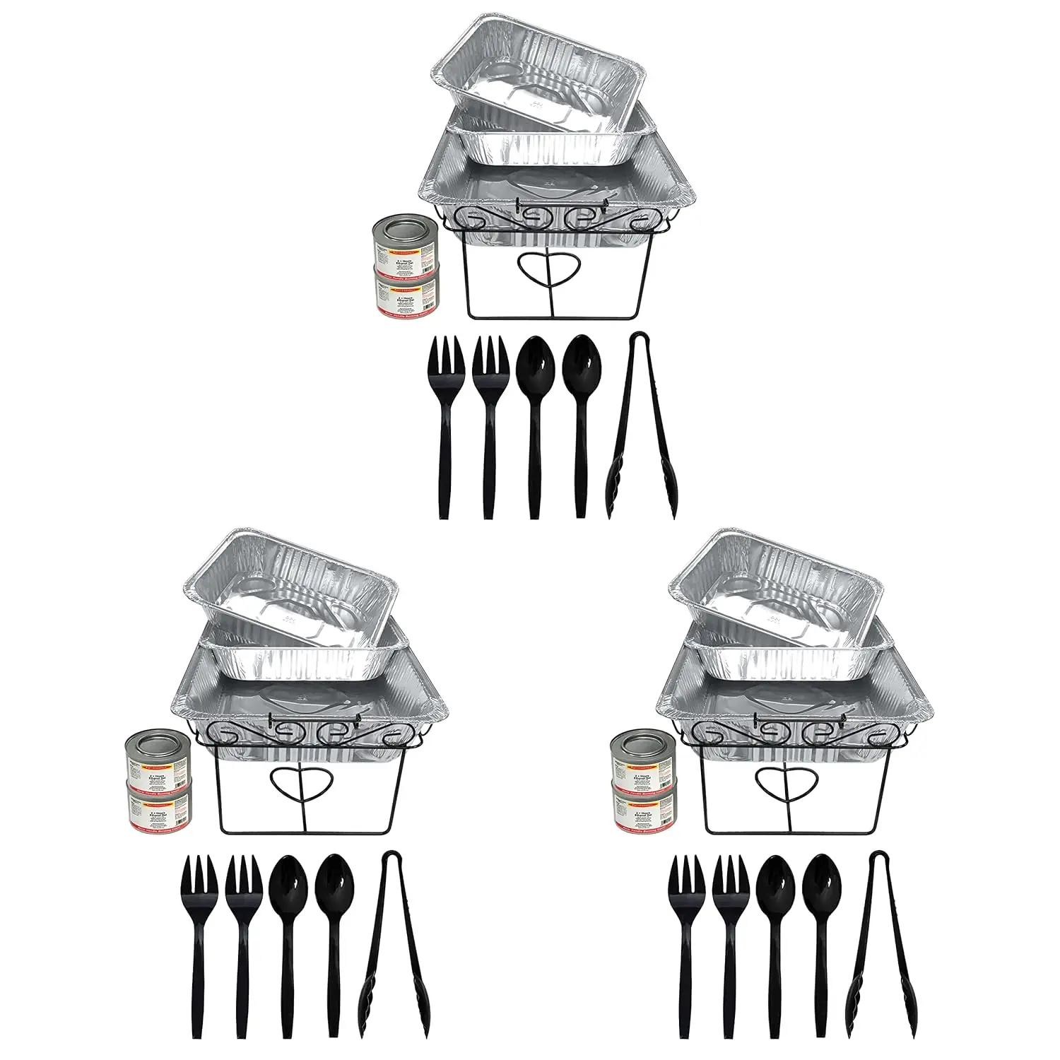 33-Piece Elegant Buffet Serving Set with Food Warmer, Chafing Racks, Pans, and Utensils
33-Piece Elegant Buffet Serving Set with Food Warmer, Chafing Racks, Pans, and Utensils