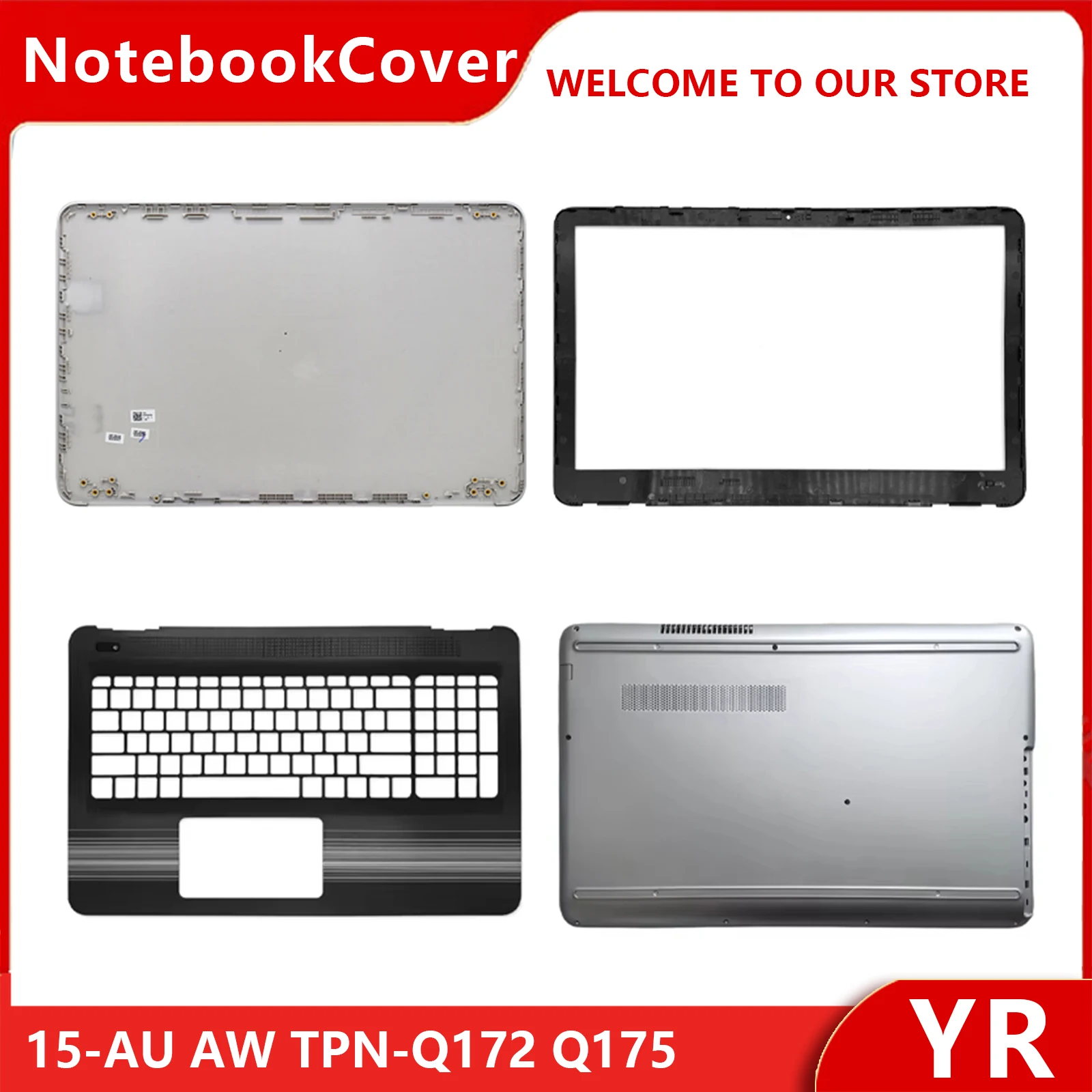 For HP Pavilion 15-AU AW TPN-Q172 Q175 Screen Top Cover Back Case Frame Front Bezel palm rest bottom shell upper lower Cover
For HP Pavilion 15-AU AW TPN-Q172 Q175 Screen Top Cover Back Case Frame Front Bezel palm rest bottom shell upper lower Cover