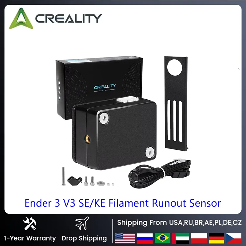 Creality Ender-3 V3 KE/SE Automatic Intelligent Mechanism Kit Sensor Filament Runout Detector for 3D Printer 3V3 KE/SE Parts
Creality Ender-3 V3 KE/SE Automatic Intelligent Mechanism Kit Sensor Filament Runout Detector for 3D Printer 3V3 KE/SE Parts