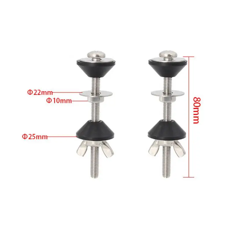 2Pcs Standard Size Toilet Cistern Fixing Bolt Kit Close Coupling Tank to Pan Fasteners for Easy Home Toilet Upgrade Replacement
2Pcs Standard Size Toilet Cistern Fixing Bolt Kit Close Coupling Tank to Pan Fasteners for Easy Home Toilet Upgrade Replacement