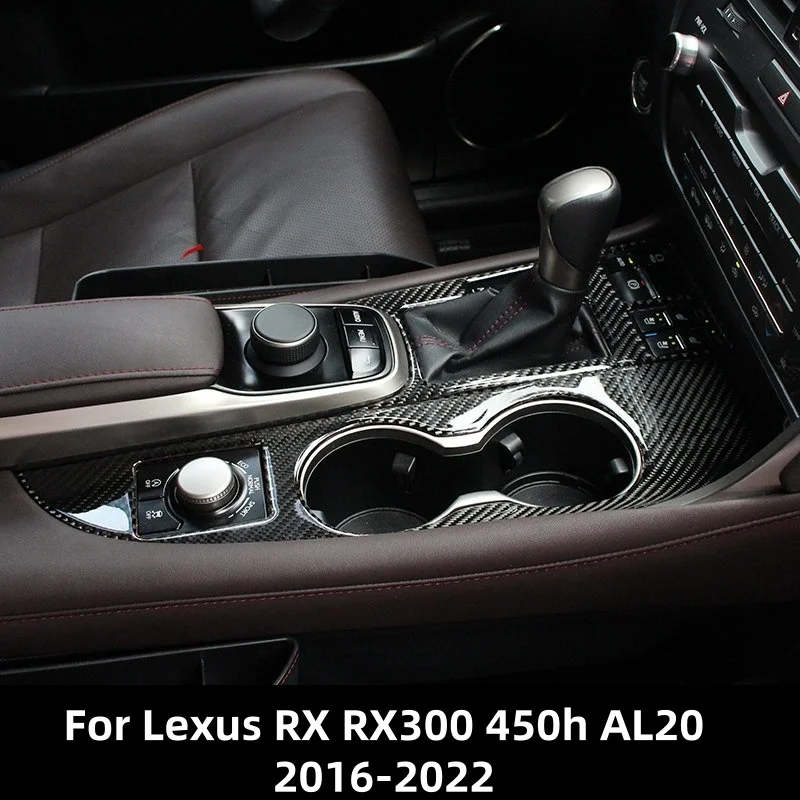 Genuine Carbon Fiber Center Console Gear Shift Box Panel + Water Cup Holder Frame Cover Trim For Lexus RX RX450h AL20 2016-2022
Genuine Carbon Fiber Center Console Gear Shift Box Panel + Water Cup Holder Frame Cover Trim For Lexus RX RX450h AL20 2016-2022