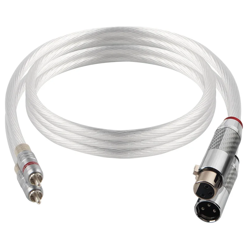 QINCROWN монокристаллический медный посеребренный аудиокабель RCA к XLR «папа-мама» HIFI микшерный соединительный кабель аудиоусилителя
QINCROWN монокристаллический медный посеребренный аудиокабель RCA к XLR «папа-мама» HIFI микшерный соединительный кабель аудиоусилителя