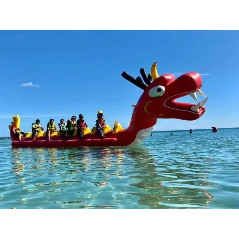 Inflatable Dragon Boat Water Game Inflatable Water Equipment Water Towing Sports for Sale
Inflatable Dragon Boat Water Game Inflatable Water Equipment Water Towing Sports for Sale