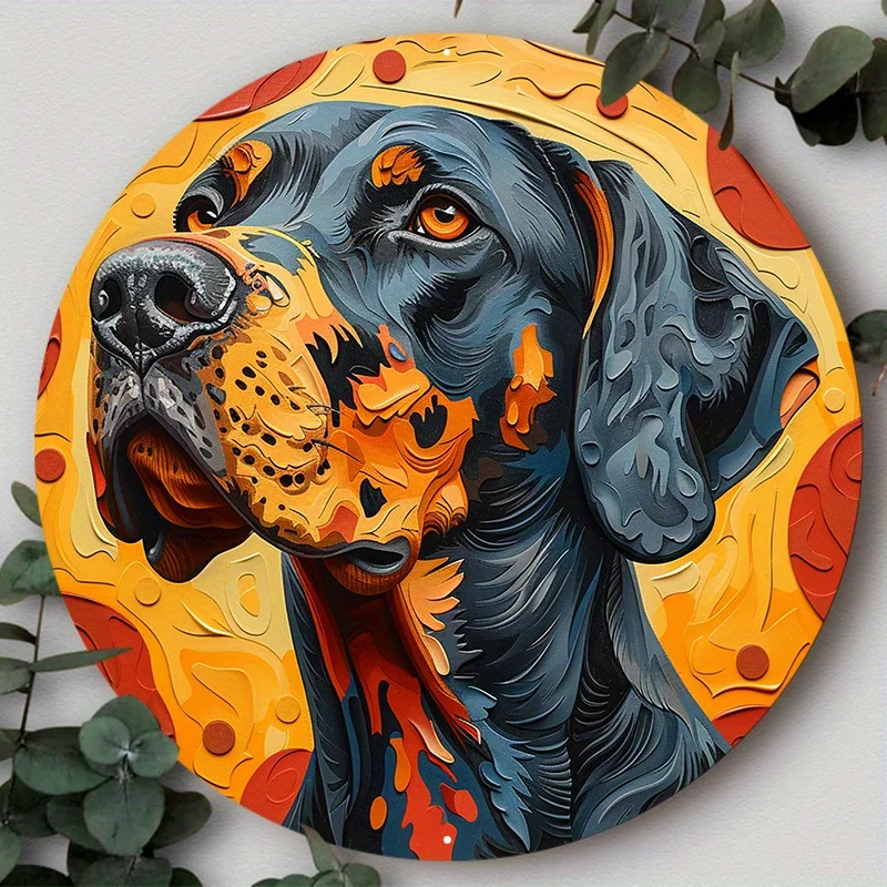 Mask Theme Cute Dog Gift Round Aluminum Metal Sign Art Decorative Plates for Wall Decor in Home Office Bar Cafe Club Yard
Mask Theme Cute Dog Gift Round Aluminum Metal Sign Art Decorative Plates for Wall Decor in Home Office Bar Cafe Club Yard