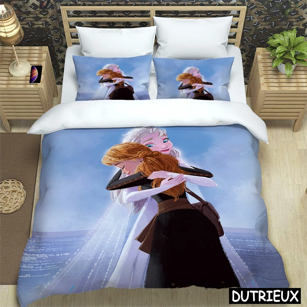 Disney Cartoon Frozen Elsa Print Three Piece Bedding Set Cover Set With Pillowcase Children Or Adults King Queen Full Twin Size
Disney Cartoon Frozen Elsa Print Three Piece Bedding Set Cover Set With Pillowcase Children Or Adults King Queen Full Twin Size