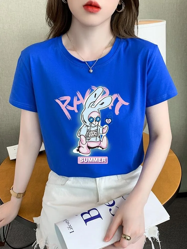 TuangBiang Women 2022 Summer Japanes Loose Cartoon Printing Cotton O-Neck T-Shirt Korean Casual Short Sleeves Tshirt Female Tops
TuangBiang Women 2022 Summer Japanes Loose Cartoon Printing Cotton O-Neck T-Shirt Korean Casual Short Sleeves Tshirt Female Tops