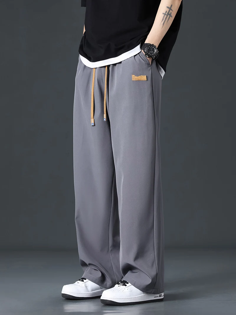 Мужские летние брюки из ледяного шелка: тонкие, быстросохнущие, прямого кроя, дышащие, повседневные, спортивные, модные, с эффектом охлаждения
Мужские летние брюки из ледяного шелка: тонкие, быстросохнущие, прямого кроя, дышащие, повседневные, спортивные, модные, с эффектом охлаждения