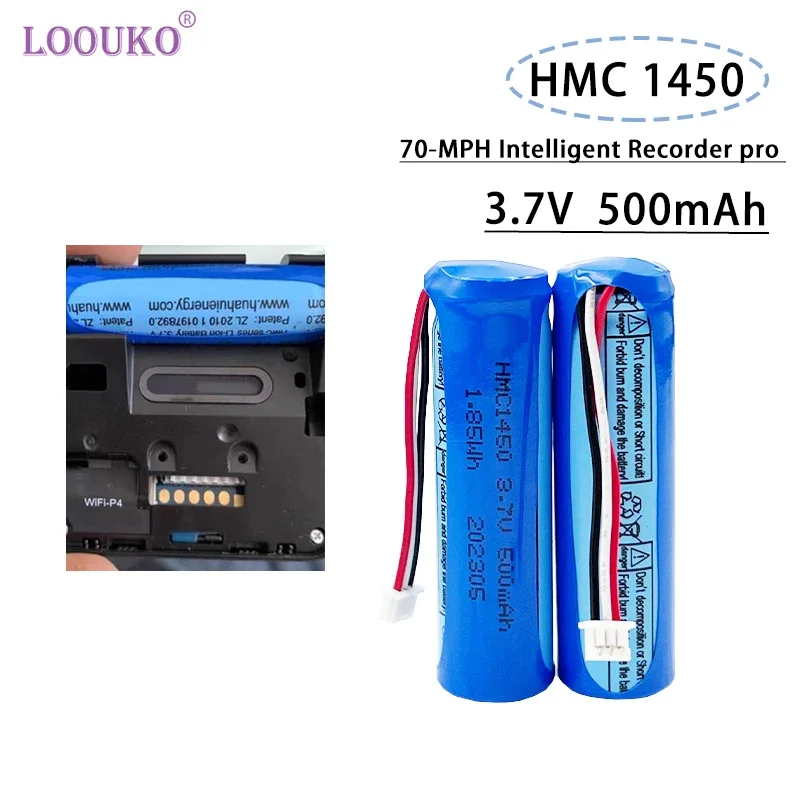 Аккумуляторная батарея LOOUKO 70mai, 3,7 в, литиевая батарея Hmc1450, видеорегистратор Pro, сменный видеорегистратор, аксессуары, 500 мАч, Pilas
Аккумуляторная батарея LOOUKO 70mai, 3,7 в, литиевая батарея Hmc1450, видеорегистратор Pro, сменный видеорегистратор, аксессуары, 500 мАч, Pilas