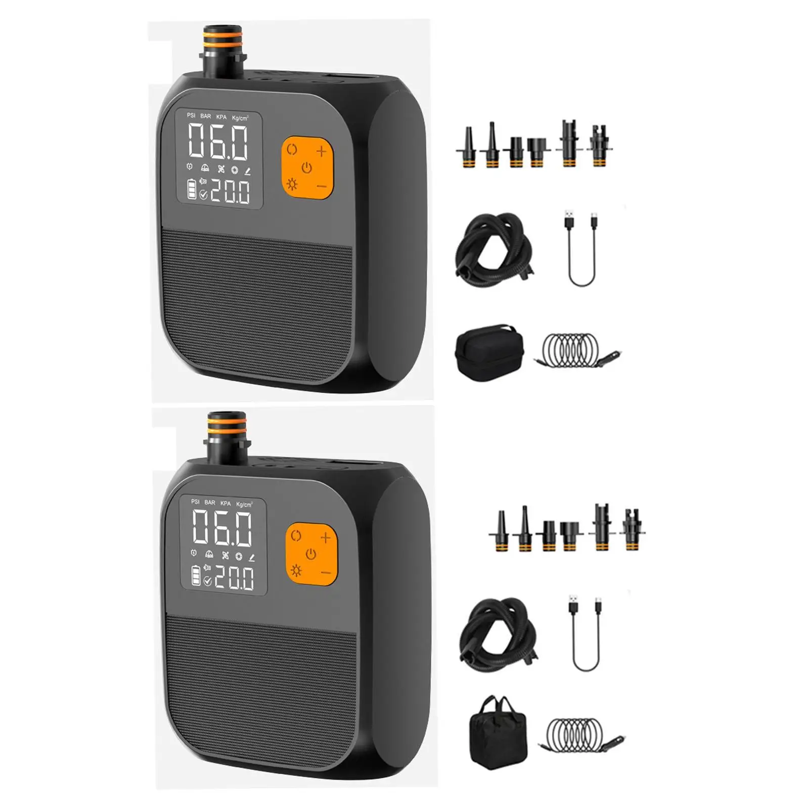 Air Pump Handheld Power Bank Easy to Use Vehicle-mounted Multiple Nozzle Utility
Air Pump Handheld Power Bank Easy to Use Vehicle-mounted Multiple Nozzle Utility