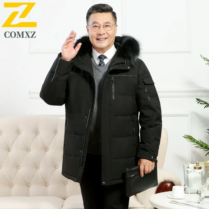 COMXZ 2025 Men business Winter Down Jacket mid-length Short White Duck Down Thermal Casual waterproof lightweight outdoor Coat
COMXZ 2025 Men business Winter Down Jacket mid-length Short White Duck Down Thermal Casual waterproof lightweight outdoor Coat