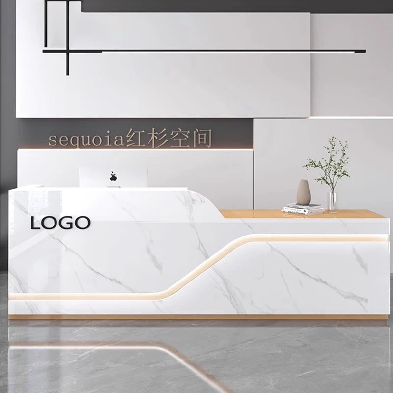 Customized Counter Reception Desks Decoration Beauty Salon Reception Desks Design Luxury Mostrador Negocio Commercial Furniture
Customized Counter Reception Desks Decoration Beauty Salon Reception Desks Design Luxury Mostrador Negocio Commercial Furniture