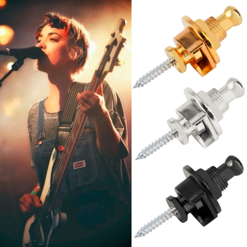 Electric Guitar Strap Lock Security System Locks For Guitar & Bass Easy Mounting Schalle-r Style Guitarra Belt Strap Locks C/G/B
Electric Guitar Strap Lock Security System Locks For Guitar & Bass Easy Mounting Schalle-r Style Guitarra Belt Strap Locks C/G/B