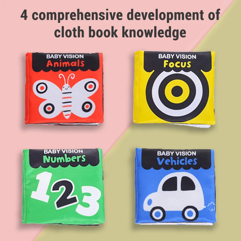 Baby Cloth Books Toys Tummy Time Newborn Books Rustle Sound Baby Quiet Books Soft Cloth Books for Babies,Early Education Toys
Baby Cloth Books Toys Tummy Time Newborn Books Rustle Sound Baby Quiet Books Soft Cloth Books for Babies,Early Education Toys