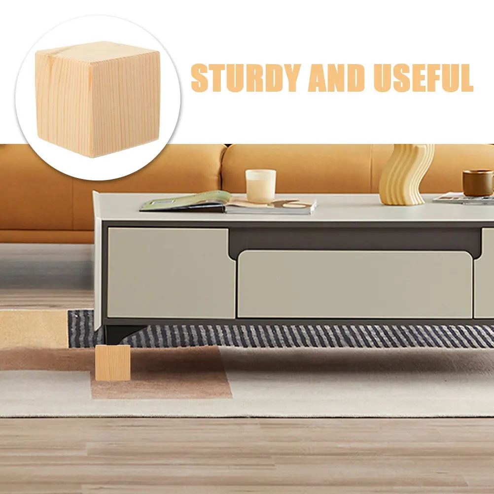 2 pcs Heightening Block Wooden Risers 6cm Furniture Legs Pad for Bed Sofa Table Chair Heavy Duty Sturdy AntiSlip
2 pcs Heightening Block Wooden Risers 6cm Furniture Legs Pad for Bed Sofa Table Chair Heavy Duty Sturdy AntiSlip