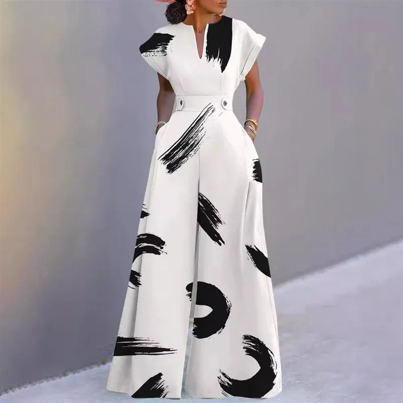 Модный комбинезон с высокой талией D96, цельные брюки, длинные брюки из полиэстера для женщин
Модный комбинезон с высокой талией D96, цельные брюки, длинные брюки из полиэстера для женщин