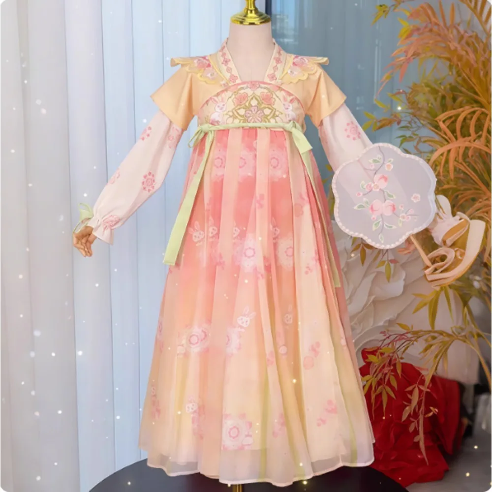 Children Clothing Fairy Cosplay Costumes Kids Clothes Party Dance Wear Stage Girl Dress Princess Vintage Chinese Hanfu Dress
Children Clothing Fairy Cosplay Costumes Kids Clothes Party Dance Wear Stage Girl Dress Princess Vintage Chinese Hanfu Dress