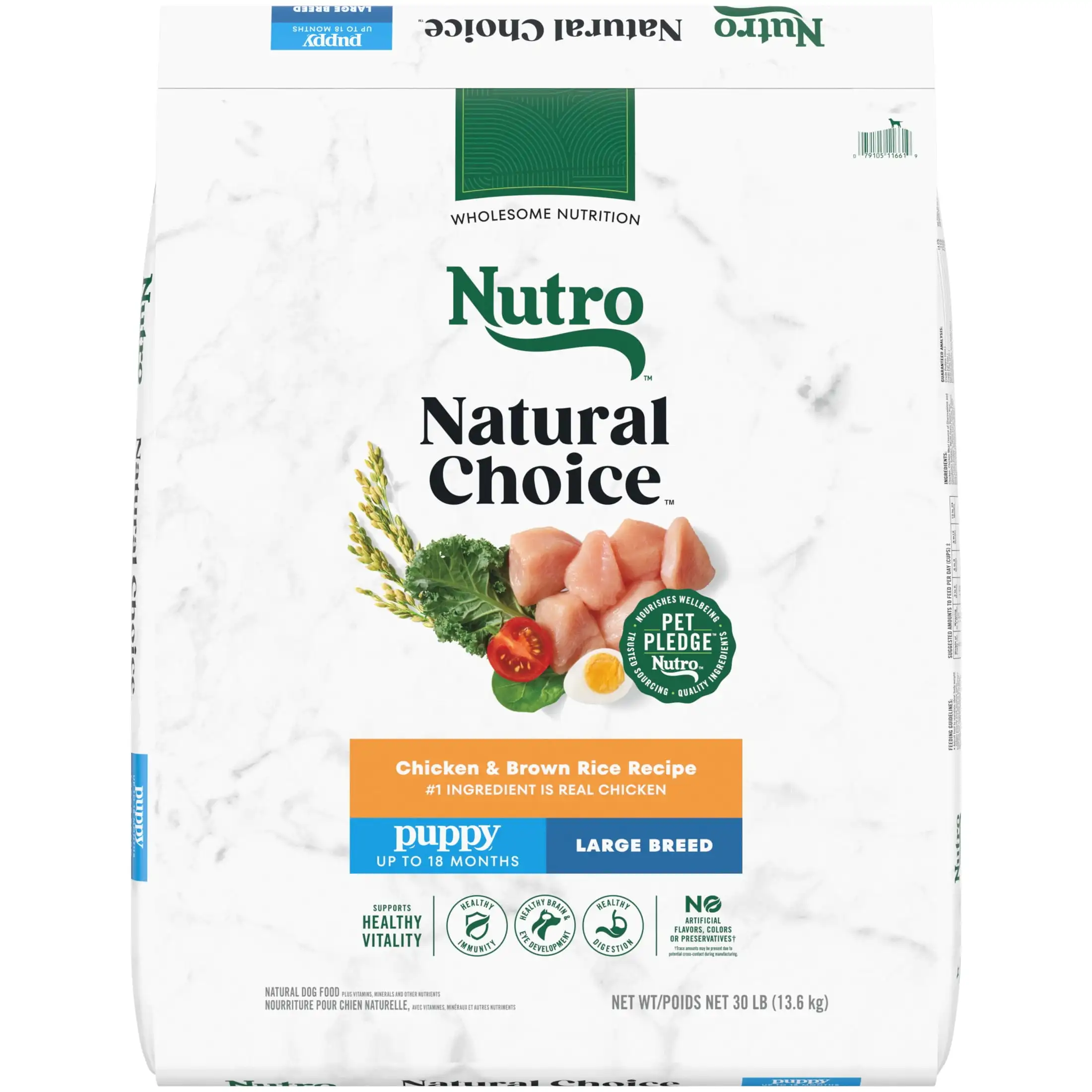 Nutro Natural Choice Сухой корм для щенков крупной пород, куриный и коричневый рис, 30 фунтов.
Nutro Natural Choice Сухой корм для щенков крупной пород, куриный и коричневый рис, 30 фунтов.