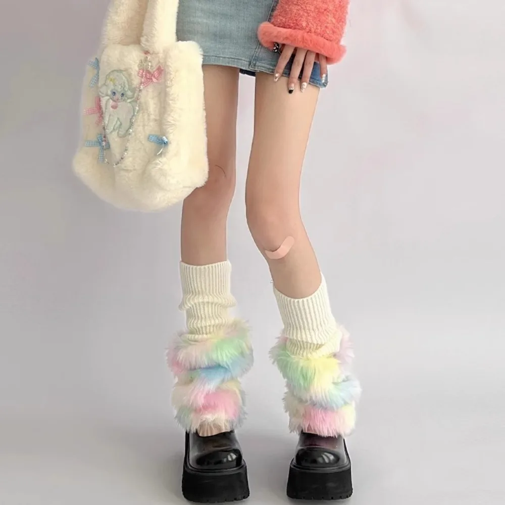 New Fur Plush Fluffy Plush Fluffy Boots Cover Warm Y2K Hosiery Hairy Balls Rainbow Pile Socks Autumn Winter
New Fur Plush Fluffy Plush Fluffy Boots Cover Warm Y2K Hosiery Hairy Balls Rainbow Pile Socks Autumn Winter