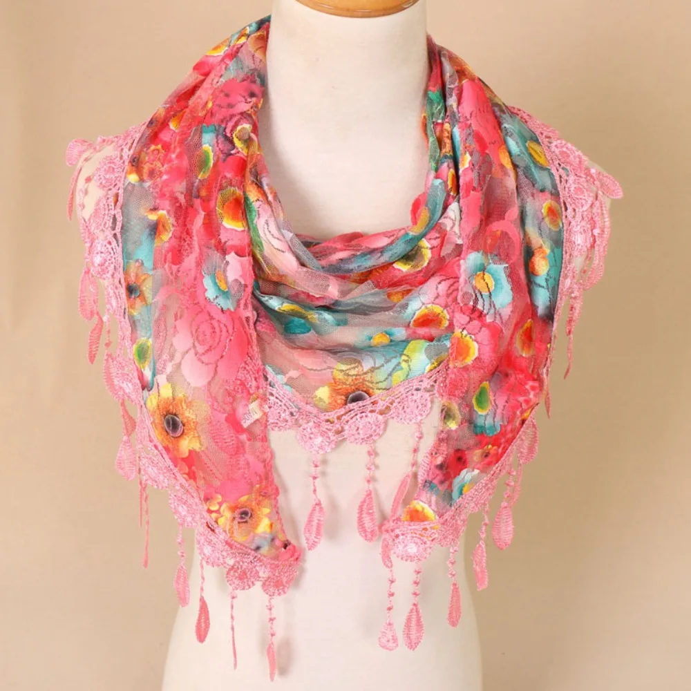Cute Sun Protection Lace Scarf Colorful Korean Style Printed Wraps Hair Accessories Hair Band Flower Triangle Headband Girls
Cute Sun Protection Lace Scarf Colorful Korean Style Printed Wraps Hair Accessories Hair Band Flower Triangle Headband Girls