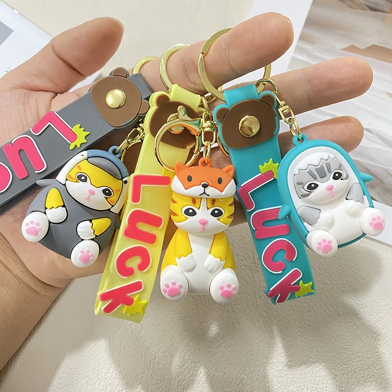 Cute Shark Cat Keychain Cute Little Shark Pendant Car Bag Pendant Women Men Key Chain
Cute Shark Cat Keychain Cute Little Shark Pendant Car Bag Pendant Women Men Key Chain