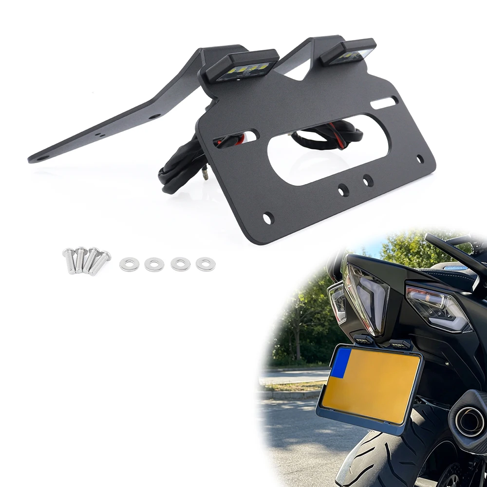 Rear Tail Tidy Fender Eliminator Kit Fit For Yamaha TMAX 530 T-MAX 2012 2013 2014 2015 2016 License Plate Holder Bracket
Rear Tail Tidy Fender Eliminator Kit Fit For Yamaha TMAX 530 T-MAX 2012 2013 2014 2015 2016 License Plate Holder Bracket