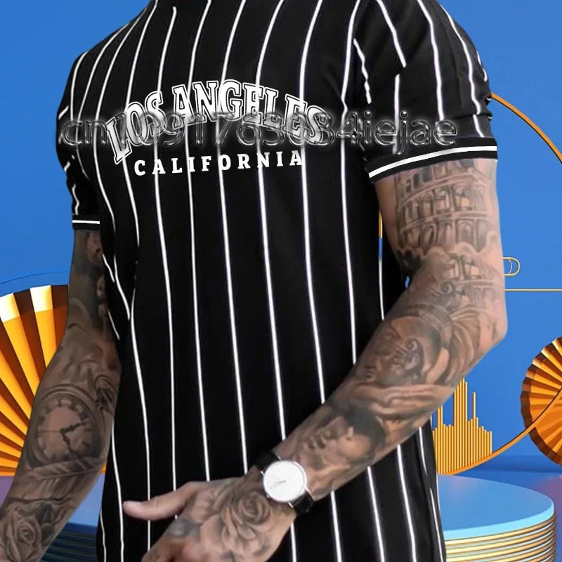 MOTO-2025 Summer New Men's Vertical Stripe Baseball Basketball Sports Fitness Leisure Round Neck Short Sleeved T-shirt
MOTO-2025 Summer New Men's Vertical Stripe Baseball Basketball Sports Fitness Leisure Round Neck Short Sleeved T-shirt