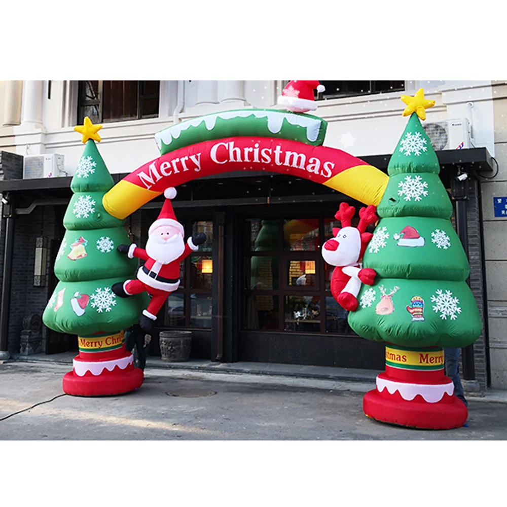 Claus and Elk Inflatable Decorative Santa Christmas Tree Arch Wholesale Customized Outdoor Events
Claus and Elk Inflatable Decorative Santa Christmas Tree Arch Wholesale Customized Outdoor Events