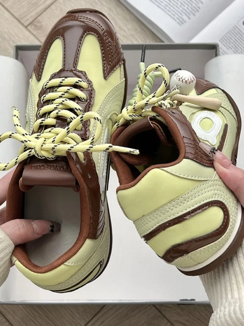 High Quality Inner Height Increase Retro Versatile Baseball Training Shoes Womens 2026 Spring New Leisure Sports Shoes for Women
High Quality Inner Height Increase Retro Versatile Baseball Training Shoes Womens 2026 Spring New Leisure Sports Shoes for Women