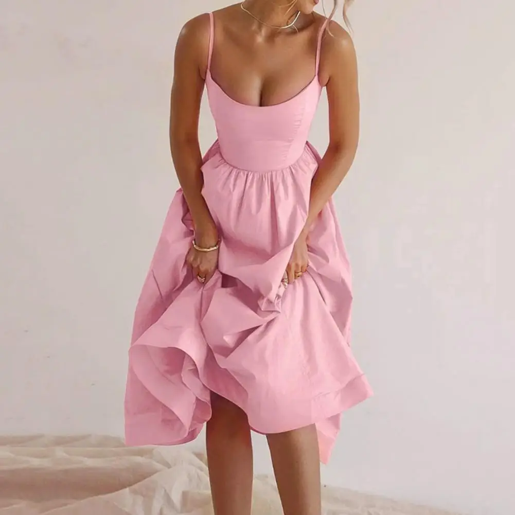 Spaghetti Strap Maxi Prom Dress Ballet Style Women Dress Sexy Tight Waist Sleeveless Backless Strappy Dress Party Midi Dress
Spaghetti Strap Maxi Prom Dress Ballet Style Women Dress Sexy Tight Waist Sleeveless Backless Strappy Dress Party Midi Dress