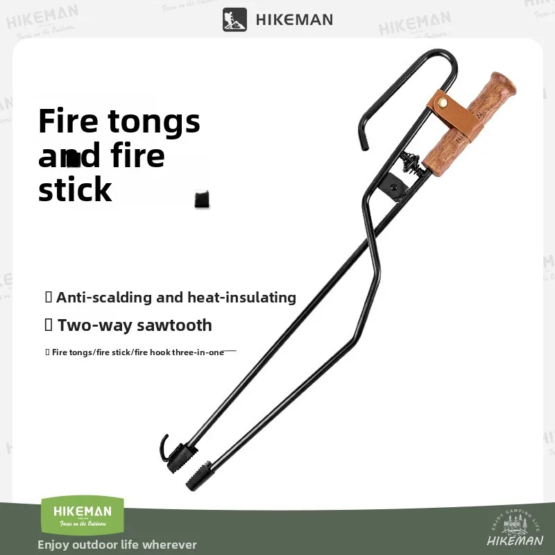 Camping fire tongs 3 in 1 Fire tongs fire stick fire hook Log Grabber for Fire Pit Multifunctional portable outdoor camping tool
Camping fire tongs 3 in 1 Fire tongs fire stick fire hook Log Grabber for Fire Pit Multifunctional portable outdoor camping tool