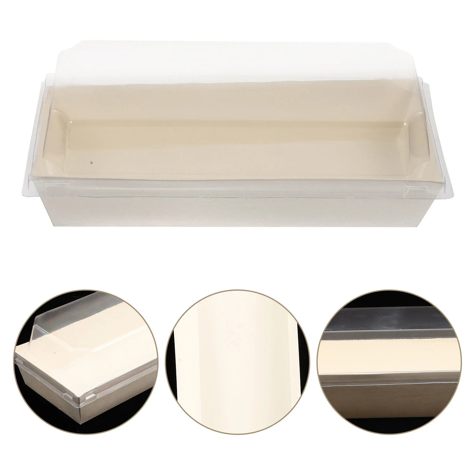 50 Pcs Cake Boxes for Food Meal Prep Containers Plastic Taper Butter Sushi Pie Storage with Lids Take Out
50 Pcs Cake Boxes for Food Meal Prep Containers Plastic Taper Butter Sushi Pie Storage with Lids Take Out
