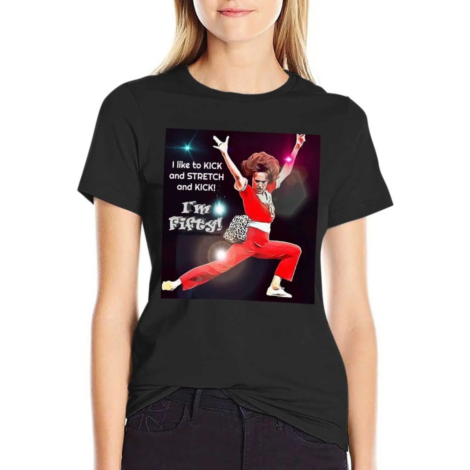 I&x27;m 50! Kick Stretch Kick T-Shirt new edition plain blanks cute clothes t-shirts for Women loose fit
I&x27;m 50! Kick Stretch Kick T-Shirt new edition plain blanks cute clothes t-shirts for Women loose fit