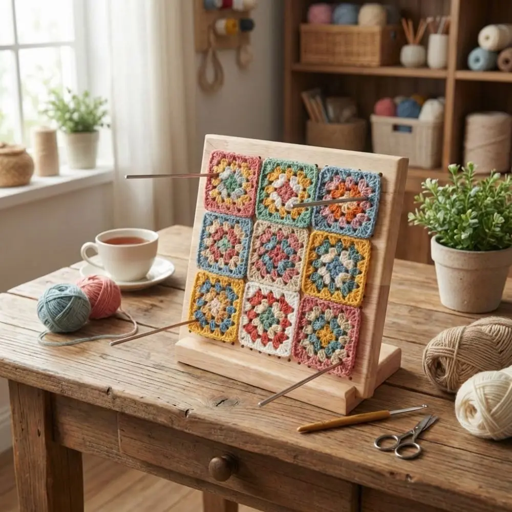 DIY Crochet Blocking Boards Square Wooden Knitting Blocking Mat with Base and Rod Pins Handcrafted Pottery Clay Base Plug Board
DIY Crochet Blocking Boards Square Wooden Knitting Blocking Mat with Base and Rod Pins Handcrafted Pottery Clay Base Plug Board