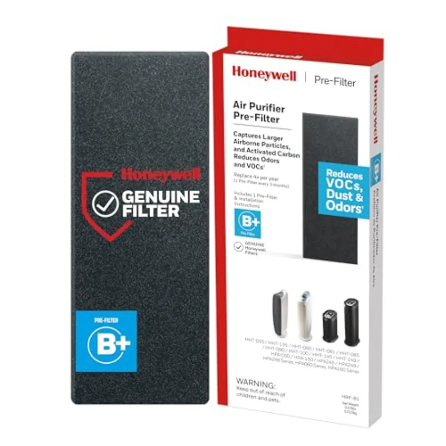 Odor-Reducing Air Purifier Replacement Pre-Filter, HRF-B1/Filter B
Odor-Reducing Air Purifier Replacement Pre-Filter, HRF-B1/Filter B