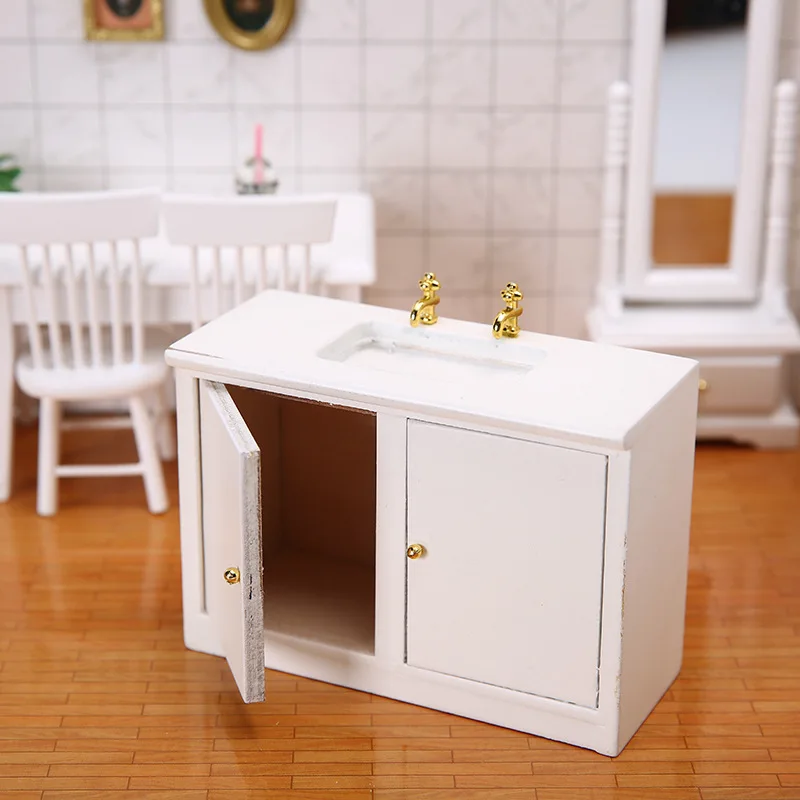Dollhouse Bathroom Sink Counter 1:12 Furniture Bathroom Sink Model Miniature Food Play Accessories Scene Home Decor Figurines
Dollhouse Bathroom Sink Counter 1:12 Furniture Bathroom Sink Model Miniature Food Play Accessories Scene Home Decor Figurines