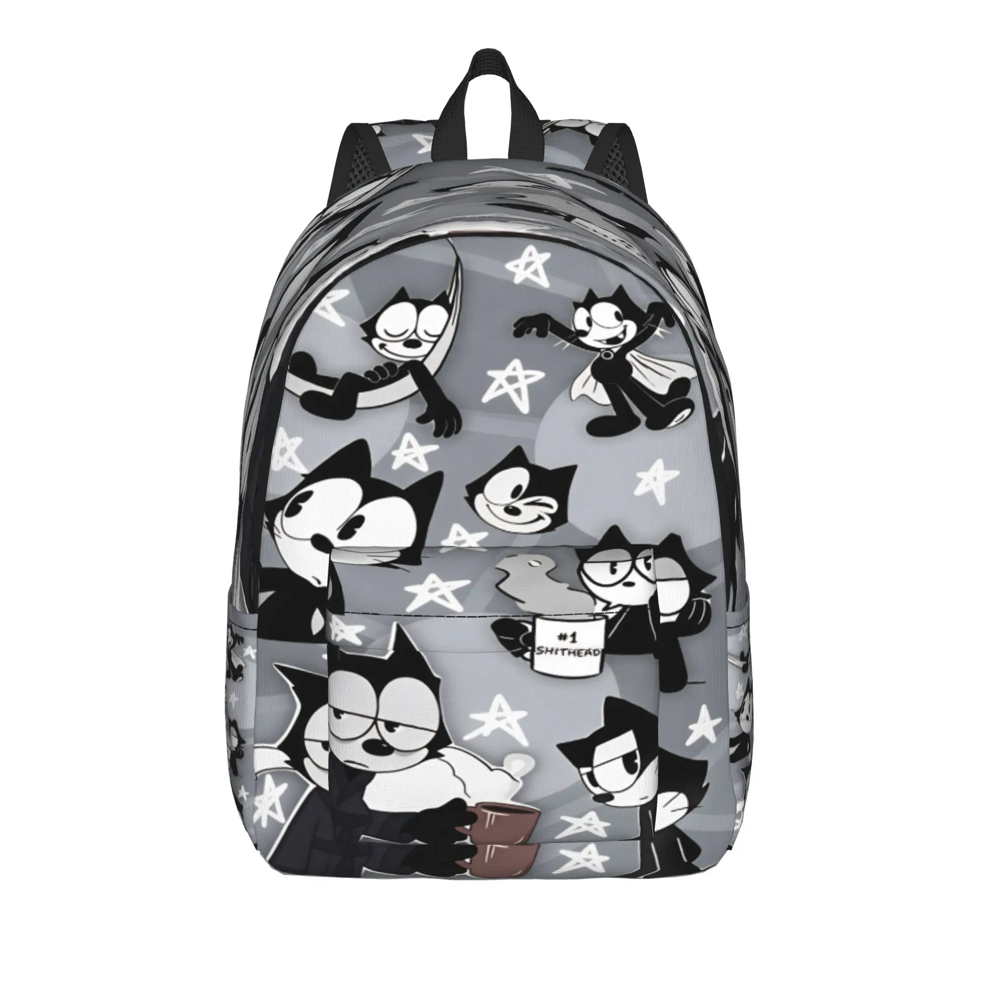 F-Felixs Black Cat Backpack Daily Backpacks Student Kawaii School Bags High Quality Breathable Rucksack
F-Felixs Black Cat Backpack Daily Backpacks Student Kawaii School Bags High Quality Breathable Rucksack