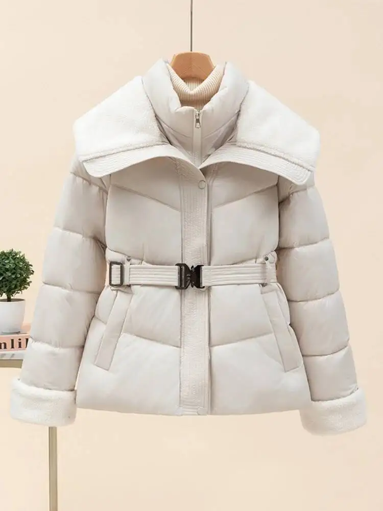 Женская теплая куртка из овечьей шерсти, осенне-зимняя утепленная короткая куртка-пуховик с двойным воротником, женская тонкая парка с воротником-стойкой, верхняя одежда
Женская теплая куртка из овечьей шерсти, осенне-зимняя утепленная короткая куртка-пуховик с двойным воротником, женская тонкая парка с воротником-стойкой, верхняя одежда