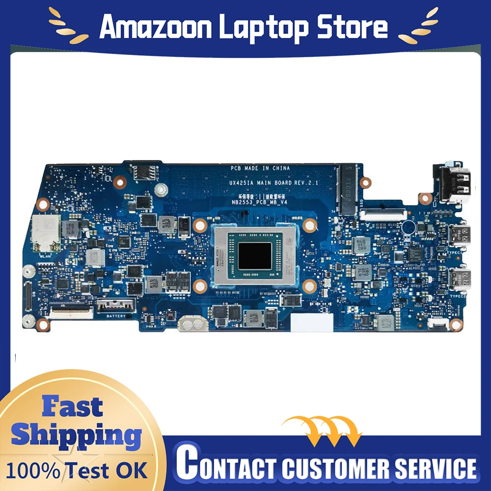 Материнская плата для ASUS ZenBook UX425 UX425I UM425IA UX425IA R5 R7 UX425JA UX425UA UX425EA UX425IAR UX435IA UX425FA UM425IA
Материнская плата для ASUS ZenBook UX425 UX425I UM425IA UX425IA R5 R7 UX425JA UX425UA UX425EA UX425IAR UX435IA UX425FA UM425IA