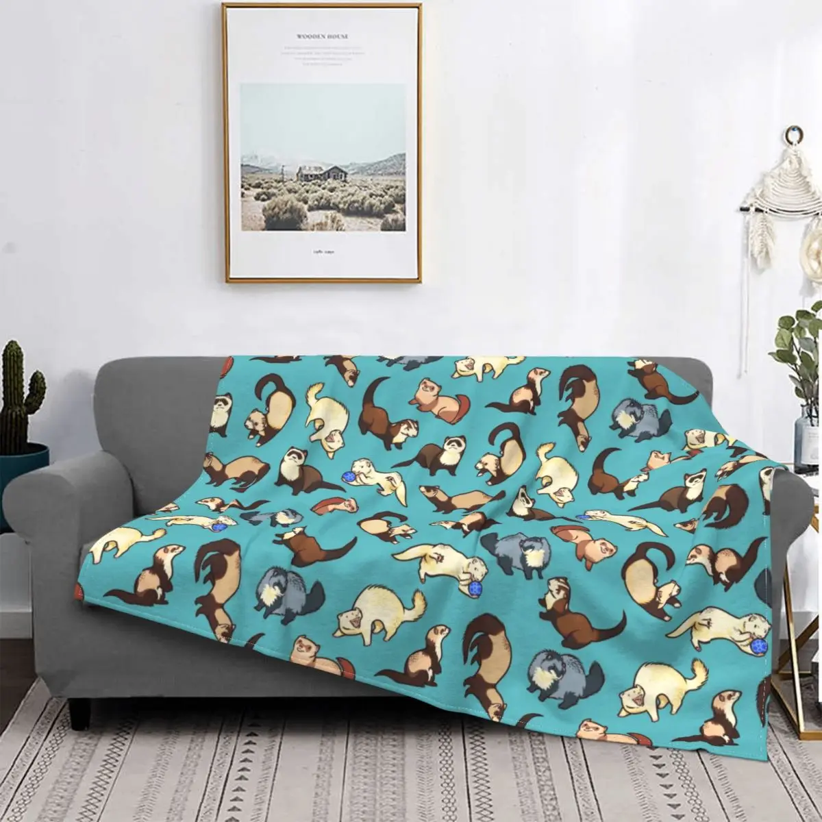 Cat Snakes In Blue Blanket Fleece Spring/Autumn Multi-function Lightweight Thin Throw Blanket for Sofa Couch Rug Piece
Cat Snakes In Blue Blanket Fleece Spring/Autumn Multi-function Lightweight Thin Throw Blanket for Sofa Couch Rug Piece