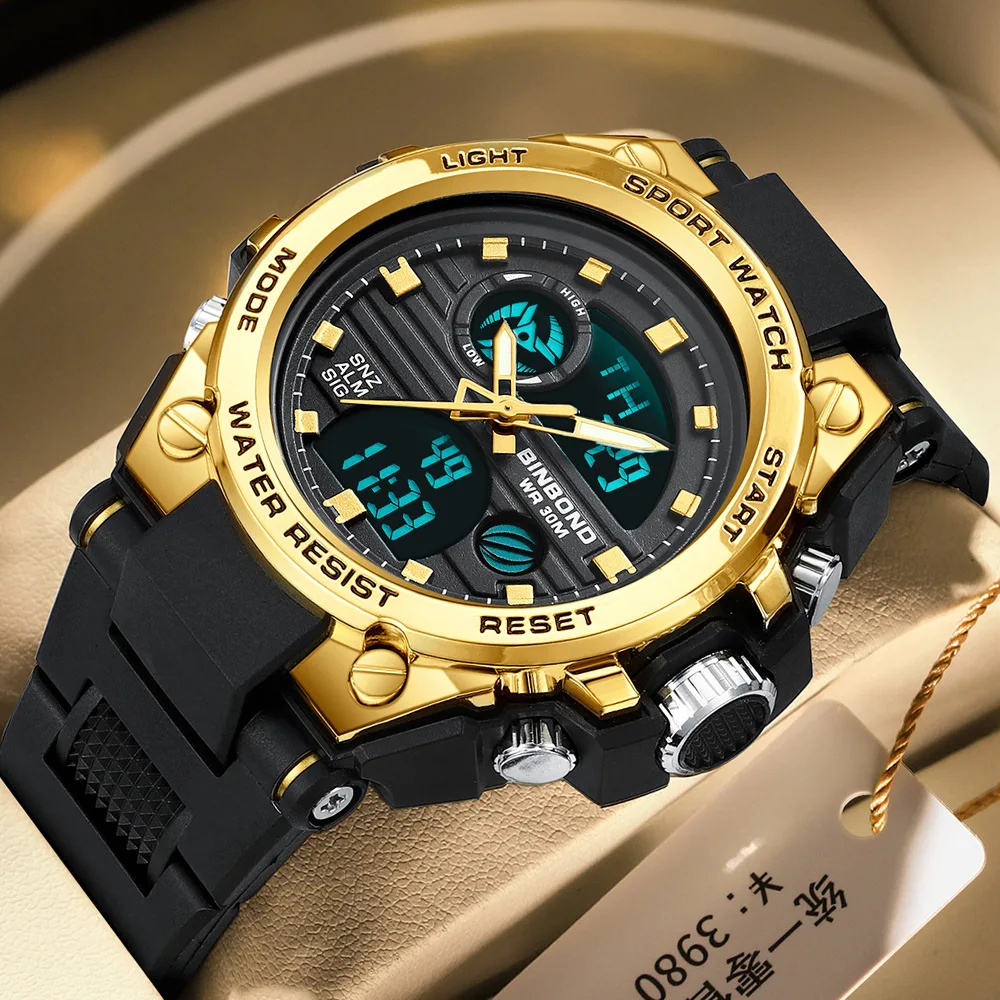 Outdoor Multifunctional Men Watches Special Army Dual Display Electric Sports Watch Luxury Luminous Students Digital Male Clock
Outdoor Multifunctional Men Watches Special Army Dual Display Electric Sports Watch Luxury Luminous Students Digital Male Clock