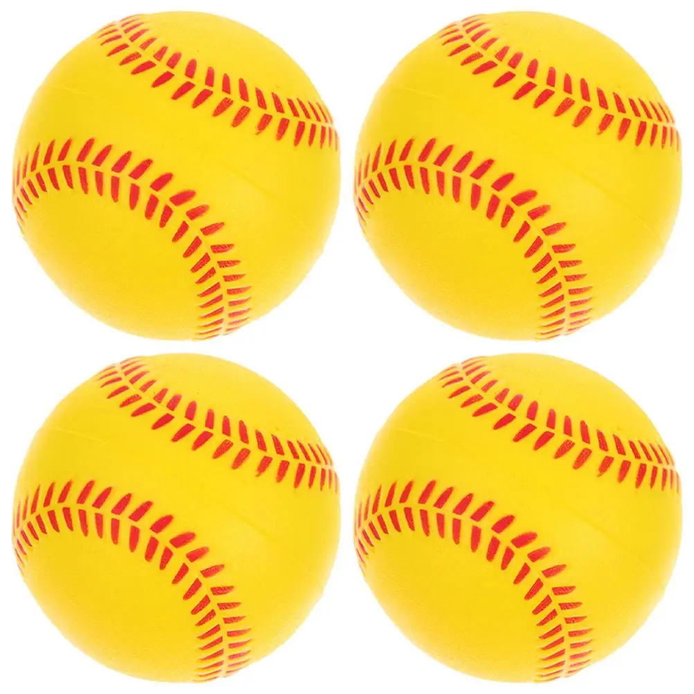 4Pcs Training Baseball Soft Softballs Yellow PU Sponge Sports Toys Lightweight Bright Colors Practice
4Pcs Training Baseball Soft Softballs Yellow PU Sponge Sports Toys Lightweight Bright Colors Practice
