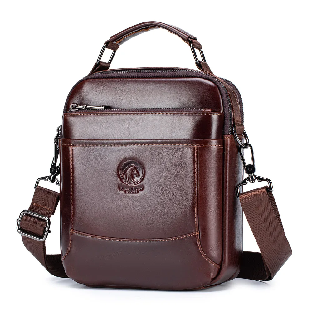 Rainbow Horse Genuine Leather Men's Messenger Bag Retro Crossbody Medium Shoulder Bag for 8.3-inch iPad High-Quality Men's Natur
Rainbow Horse Genuine Leather Men's Messenger Bag Retro Crossbody Medium Shoulder Bag for 8.3-inch iPad High-Quality Men's Natur