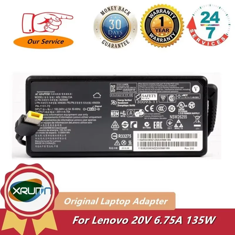 For Lenovo Ideapad 700 700-15ISK Gaming 3 15imh05 Laptop Power Adapter Charger 20V 6.75A 135W ADL135NLC3A ADL135NDC3A 45N0362
For Lenovo Ideapad 700 700-15ISK Gaming 3 15imh05 Laptop Power Adapter Charger 20V 6.75A 135W ADL135NLC3A ADL135NDC3A 45N0362