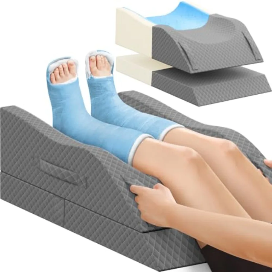Elevation Pillows for Leg After Surgery, Memory Foam Adjustable Wedge Pillow for Injury or Rest, Ankle Pillow for Sleeping Bloo
Elevation Pillows for Leg After Surgery, Memory Foam Adjustable Wedge Pillow for Injury or Rest, Ankle Pillow for Sleeping Bloo