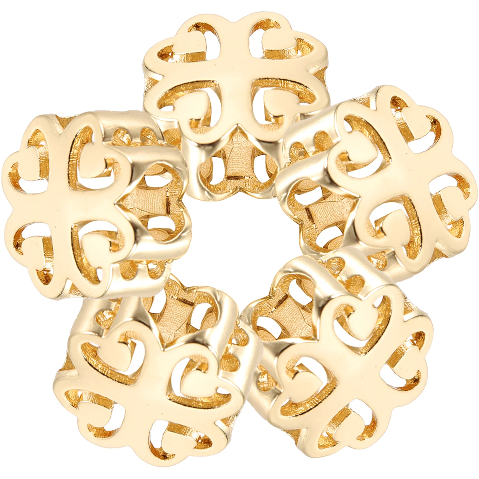 5pcs Four Beads Golden Copper Metal for DIY Beads For Bracelets Bracelets Necklaces Jewelry Making Craft
5pcs Four Beads Golden Copper Metal for DIY Beads For Bracelets Bracelets Necklaces Jewelry Making Craft