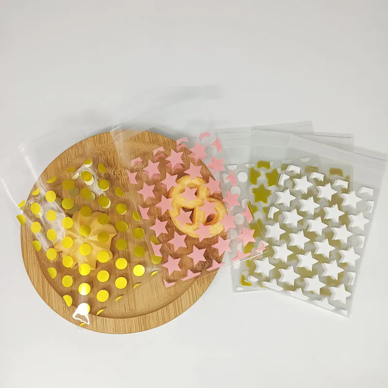 Transparent Plastic Bag Stars Dots Candy Cookie Gift Self Adhesive Beads Jewelry Storage Packaging Bags Party Decoration
Transparent Plastic Bag Stars Dots Candy Cookie Gift Self Adhesive Beads Jewelry Storage Packaging Bags Party Decoration