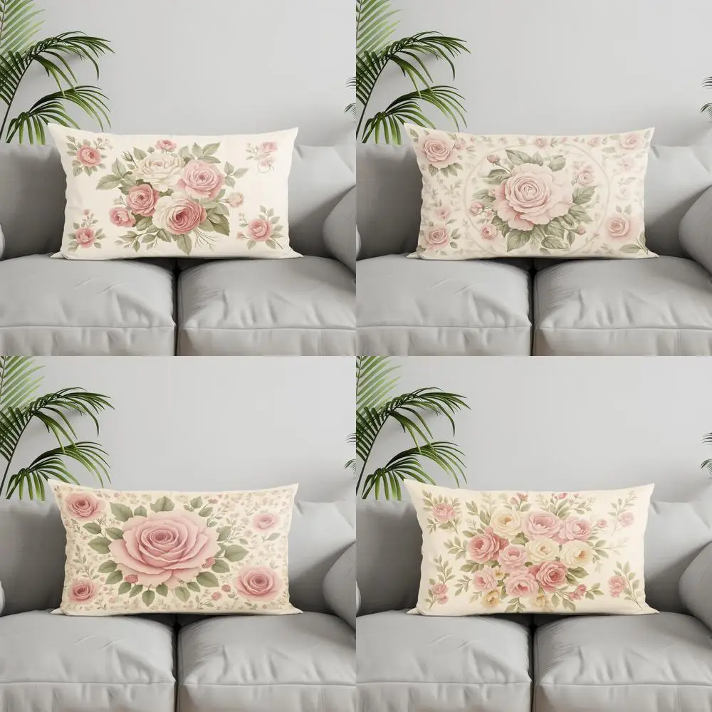 Домашний декор, розовые розы, цветочная прямоугольная подушка, подходит для дивана, спальни, автомобиля, наволочка, прямоугольная подушка для спины
Домашний декор, розовые розы, цветочная прямоугольная подушка, подходит для дивана, спальни, автомобиля, наволочка, прямоугольная подушка для спины