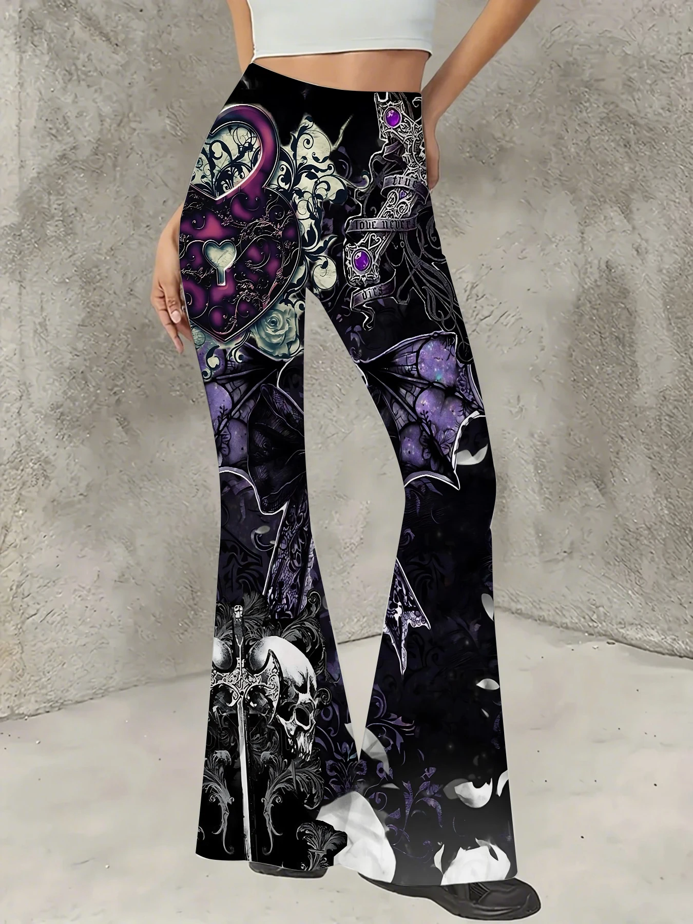 Plus Size All-Over Print Flare Pants Women Stretchy High Waist Bell Bottom
Plus Size All-Over Print Flare Pants Women Stretchy High Waist Bell Bottom